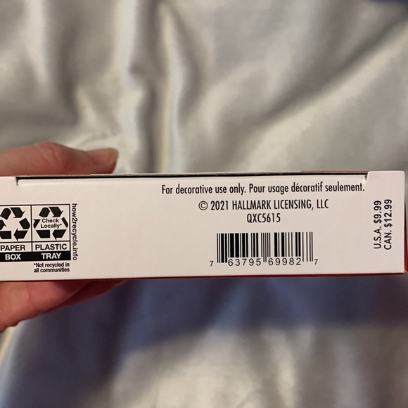 Hallmark keepsake ornament clue silver rocking horse gift  Snow one like you - Picture 5 of 9